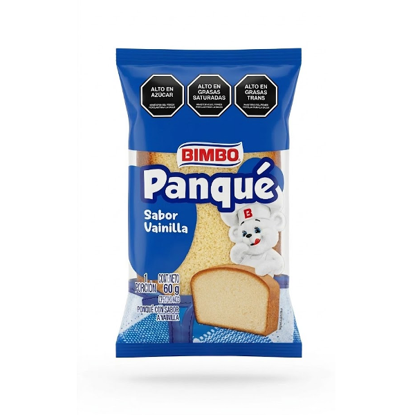 Bimbo Panque Vainilla 60Gr