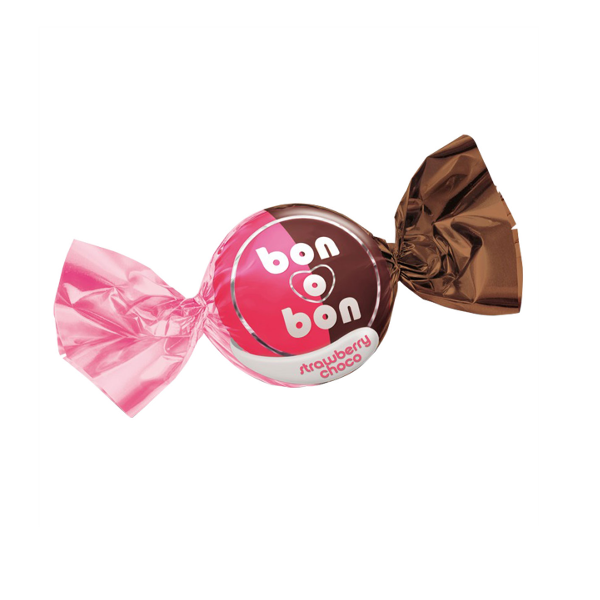 Bon O Bon Rellena Crema Strawberry Choco  15Gr