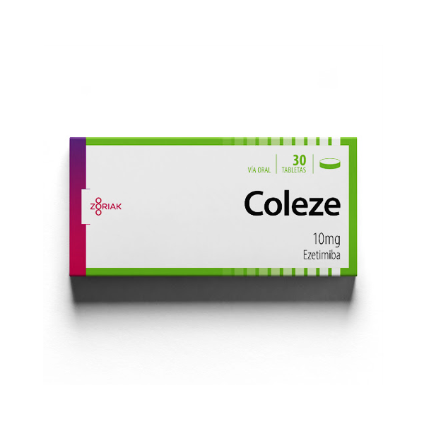Coleze Ezetimiba 10Mg X 30 Tabletas Zoriak