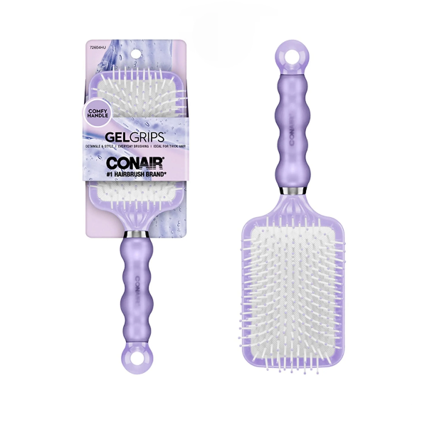 Conair Cepillo Alcochado Gel Grips Detangle & Style 72604Hu