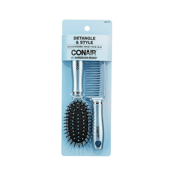 Conair Cepillo Y Peine Lila Detangle & Style 95120Z