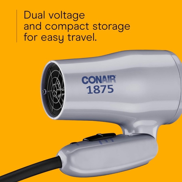 Conair Secador De Pelo Con Mango Plegable 1875 Watt - Imagen 2