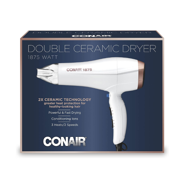 Conair Secador De Pelo De Ceramica Doble 1875 Watt