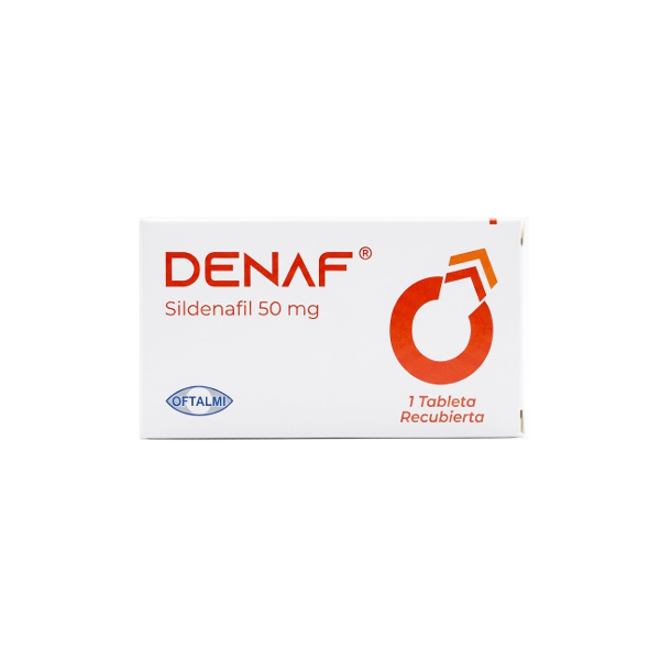 Denaf Sildenafil 50Mg X 1 Tabletas Oftalmi