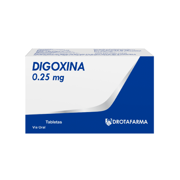 Digoxina 0.25Mg X 10 Tabletas  De Dispensador Drotafarma