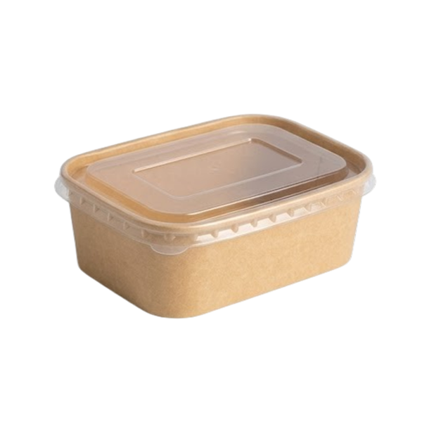 Envase Kraft Rectangular 1000Ml
