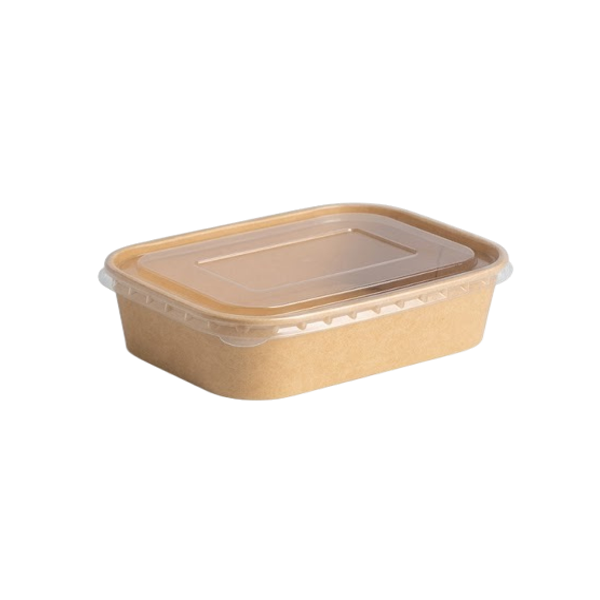 Envase Kraft Rectangular  500Ml