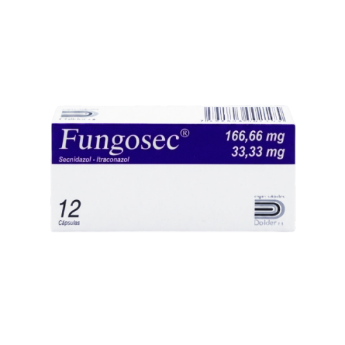 Fungosec Itraconazol + Secnidazol X 12 Cápsulas Dollder