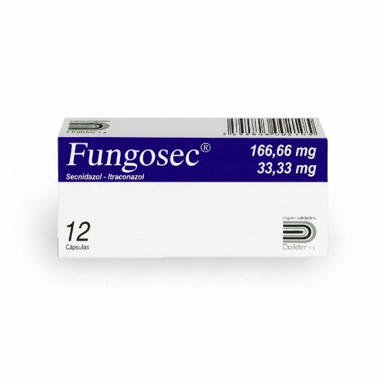 Fungosec Itraconazol + Secnidazol X 12 Cápsulas Dollder