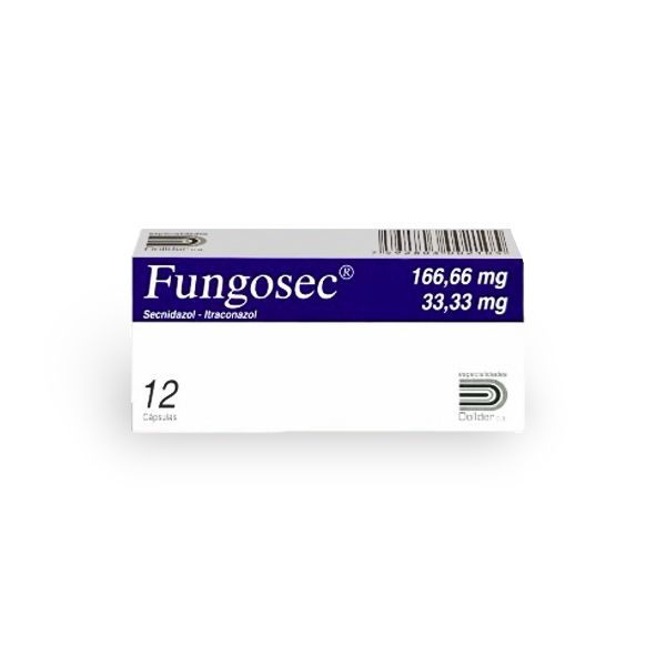 Fungosec Itraconazol + Secnidazol X 12 Cápsulas Dollder