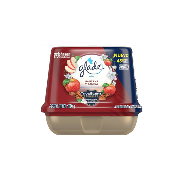 Glade Cubo Ambientador Manzana Y Canela 180Gr