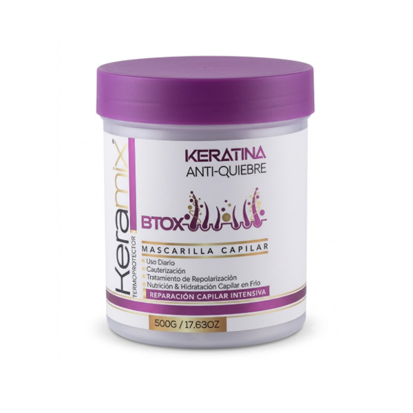 Keramix Mascarilla Capilar Keratina Anti-Quiebre 500Gr