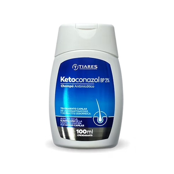 Ketoconazol Shampoo 2% X 100Ml.Tiares