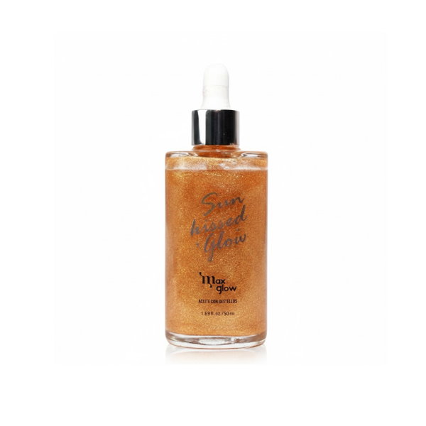 Max Glow Aceite Con Destellos 50Ml