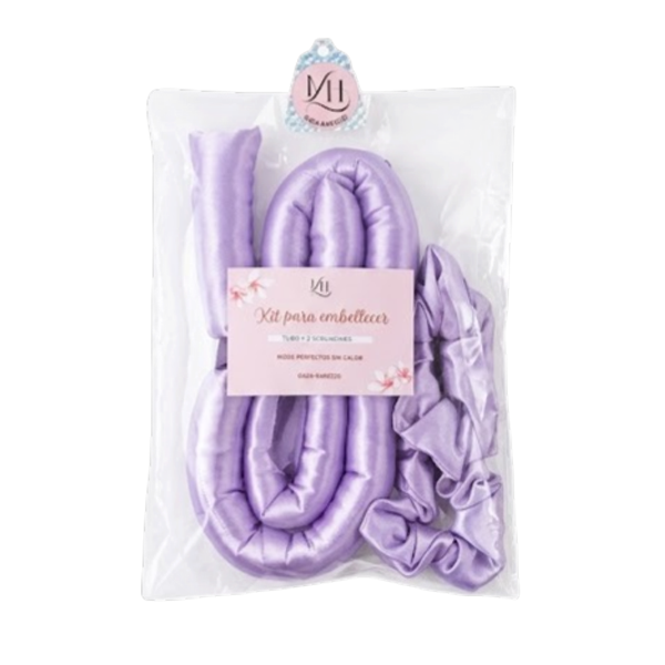 Mh Kit Enruladora Y 2 Scrunchies  Mhkit-Coral