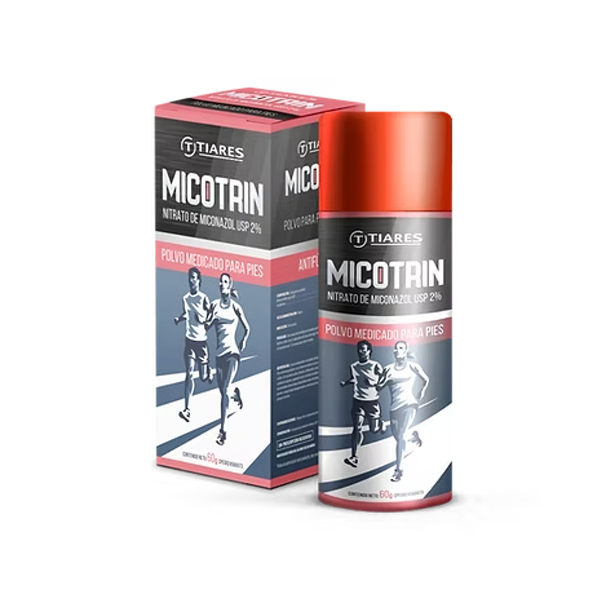Micotrin Miconazol 2% Polvo X 60Gr.Tiares
