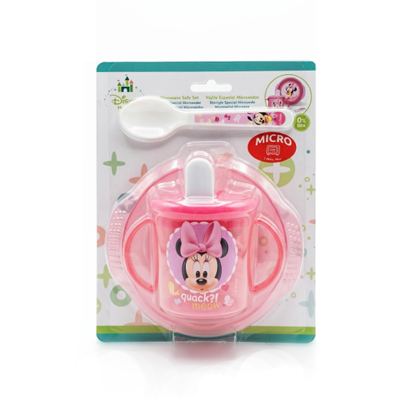 Minnie Baby Vajilla Rosa X 3 Piezas 39948