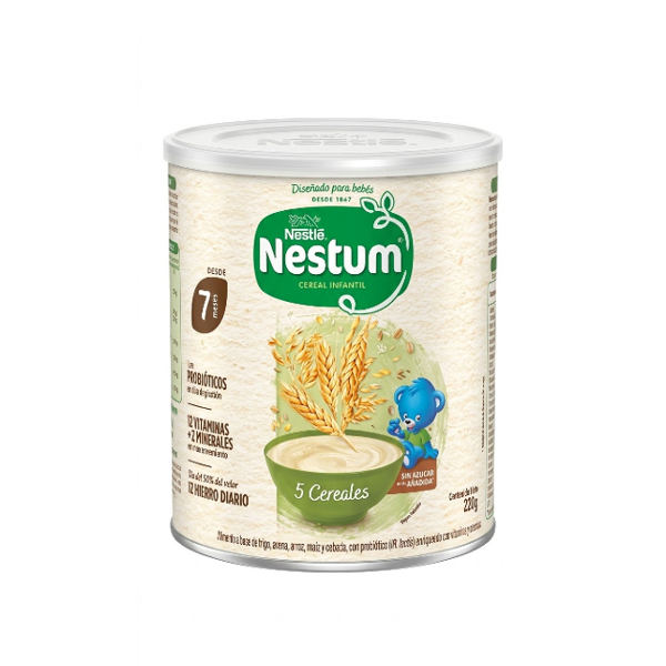 Nestum 5 Cereales Lata 270Gr