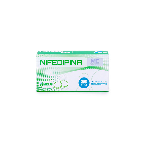 Nifedipina Lp Nifedipina 30Mg X 30 Tabletas  Distrilab