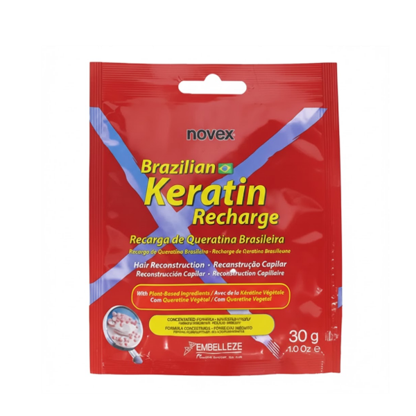 Novex Recarga De Queratina Brasilera 30Gr