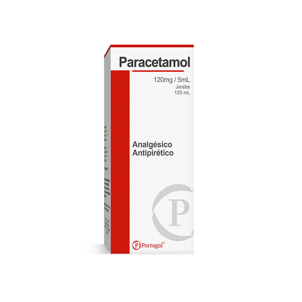 Paracetamol Jarabe Pediátrico 120Mg/5Ml X 120Ml.Portugal