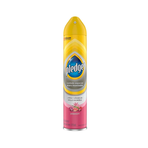 Pledge Acero Inoxidable Potpourri Aerosol 378Ml