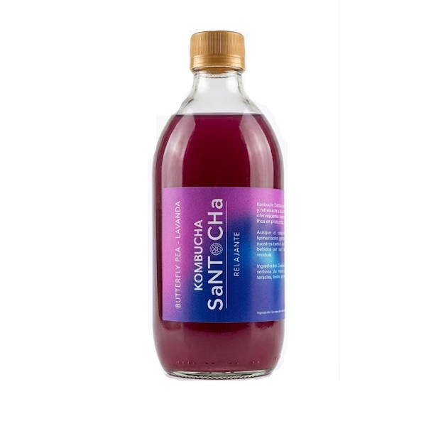 Santocha Kombucha Bebida Organica Lavanda