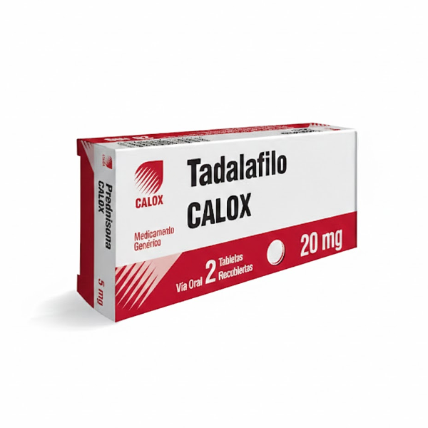 Tadalafilo 20Mg X 2 Tabletas Calox