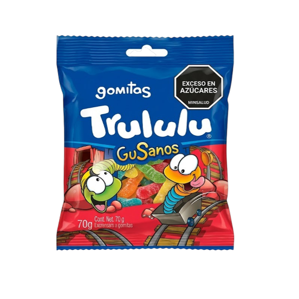 Trululu Gomitas Gusanos 70Gr