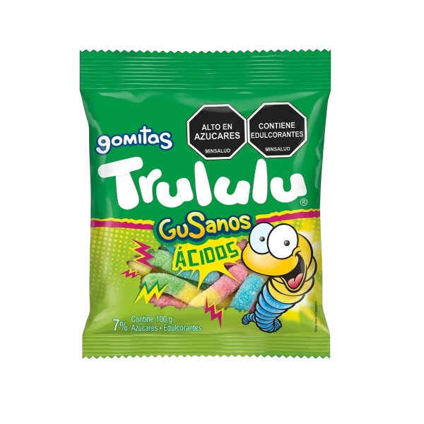 Trululu Gomitas Gusanos Acidos 70Gr.