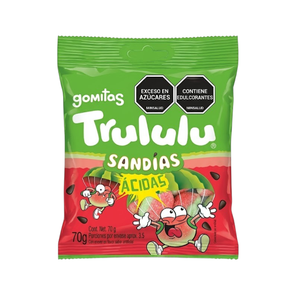 Trululu Gomitas Sandias Acidas 70Gr