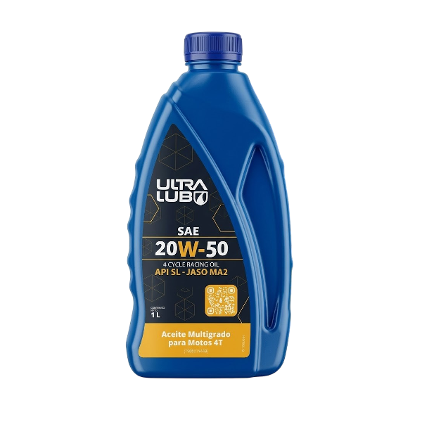 Ultra Lub Aceite Multigrado Para Motos 4T 25W-50 1 Lt