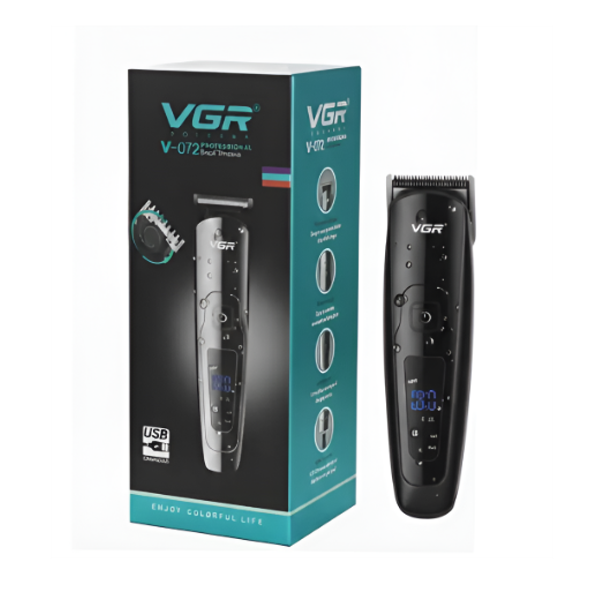 Vgr Maquina De Cortar Cabello Inalambrica Carga Usb V072