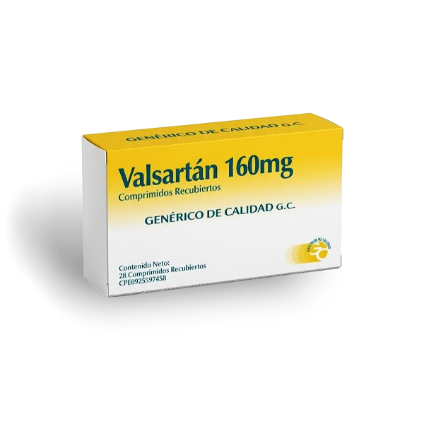 Valsartán 160Mg X 28 Comprimidos Gcc