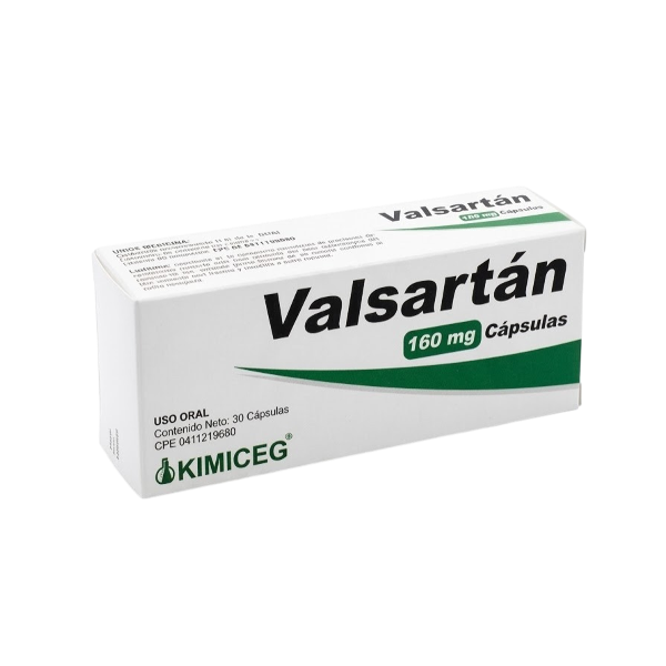 Valsartán 160Mg X 30 Cápsulas Kimiceg
