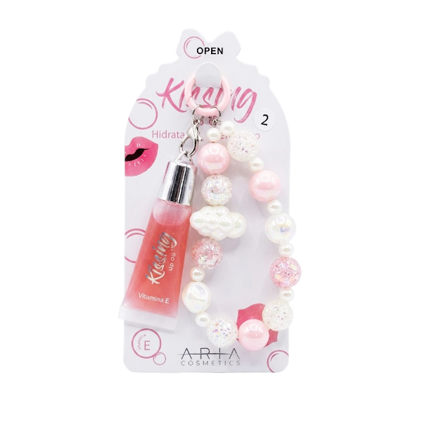 Aria Cosmetics Brillo Hidratante Mentolado Con Llavero Tono 2 6Ml