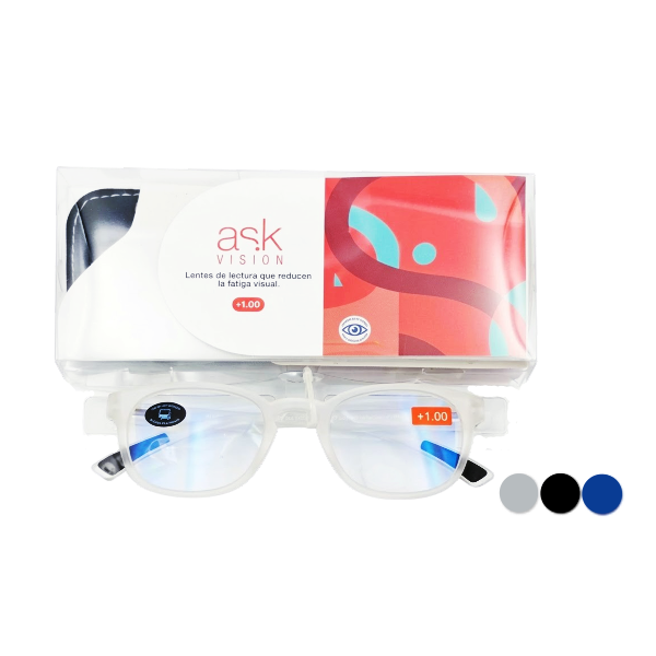 Ask Lente De Lectura Con Estuche +1.00 Gaf-S6898S-10