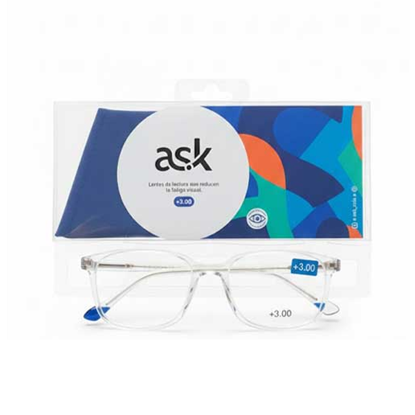 Ask Lente De Lectura Con Estuche +3.00 Gaf-S6885S-30