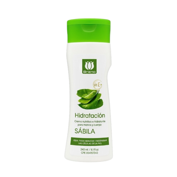 Brizna Crema Nutritiva P. Manos Y Cuerpo Sabila 240Ml