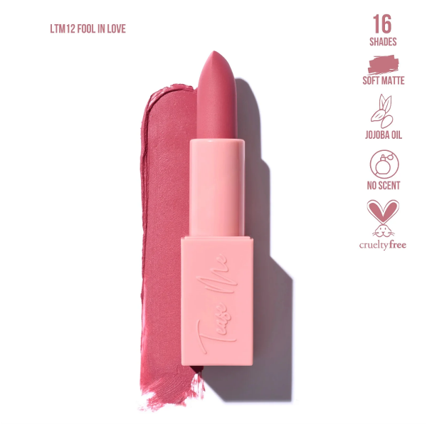 Beauty Creations Labial Mate Tease Me Tono Fool In Love 3.5 Gr