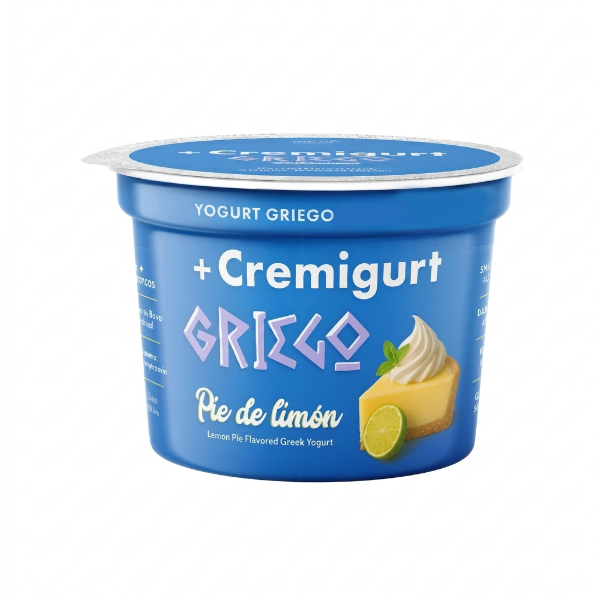 Cremigurt Yogurt Griego Pie De Limon Sin Azucar 150Gr.
