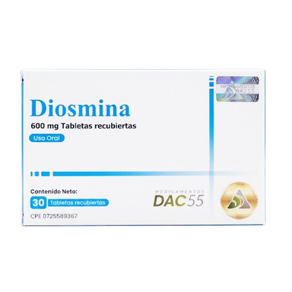 Diosmina 600Mg X 30 Tabletas Dacc