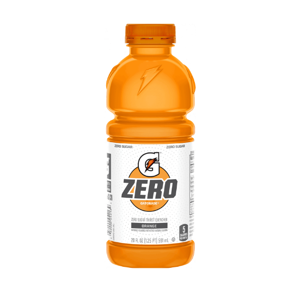 Gatorade Zero Glaciar Orange Azúcar  591Ml