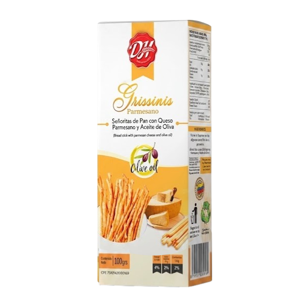 Grissinis Señoritas De Pan Con Queso 100Grs.