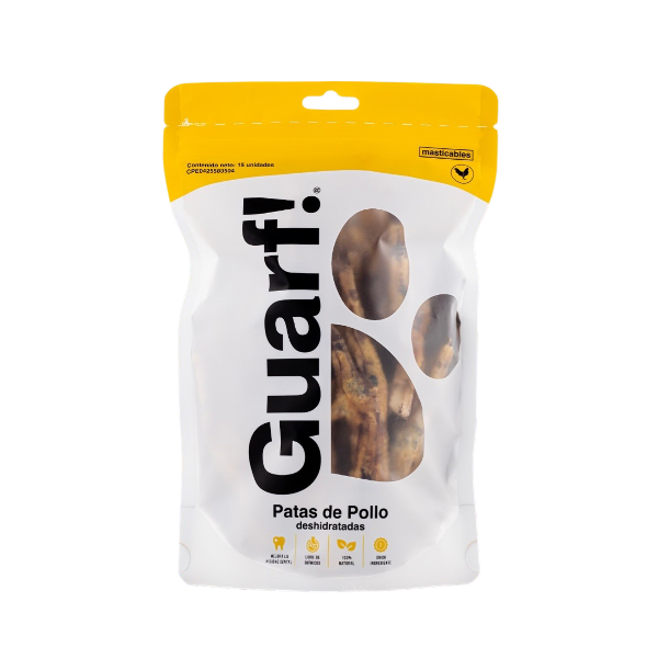 Guarf Snack Para Perros De Patas De Pollo X 15Und