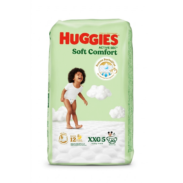 Huggies Pañal Soft Comfort T.Xxg X 10Und