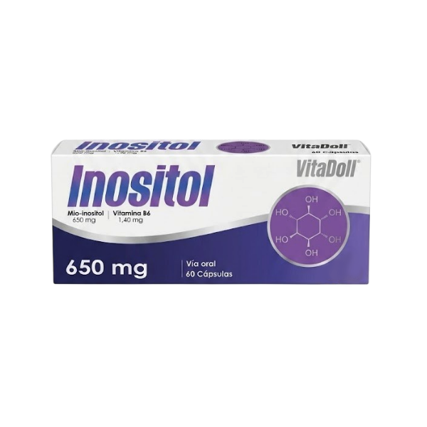 Inositol 650Mg X 60 Capsulas Dollyfarma