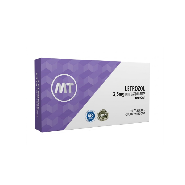 Letrozol 2.5Mg X 30 Tabletas Mt Global