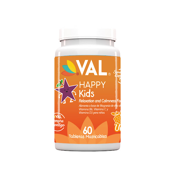 Magnesio Happy Kids Uva X 60Tabletas Masticables Val