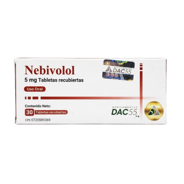 Nebivolol 5Mg X 30 Comprimidos Dac55